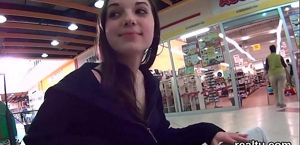  Luscious czech kitten gets seduced in the supermarket and drilled in pov